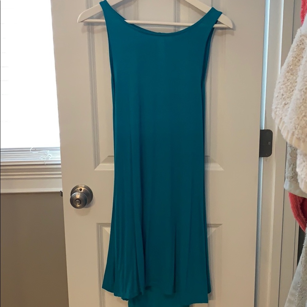 Turquoise summer dress